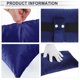 thumbnail image 3 of Almohada para reposacabezas del automóvil Unique Bargains, soporte para cuello ergonómico y cómodo, terciopelo italiano/espuma de memoria, ancho ajustable, azul, 1 Pcs para conducción y viajes, 3 of 7