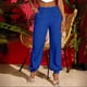 thumbnail image 5 of Pantalones Harlan con punta de zapato sólida de verano, pantalones casuales con costuras de moda, pantalones con cordón para mujer, pantalones geniales de verano, 5 of 6