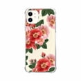 thumbnail image 1 of Big Red Flower Case for iPhone 12,Aesthetic Colourful Floral Pattern Soft TPU Bumper Case Cover, 1 of 5