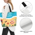 thumbnail image 3 of Sigee Hello Summer1 for Large Capacity Shopping Bag with Inner Pocket, Women's Shoulder Bag Handbag, 3 of 8