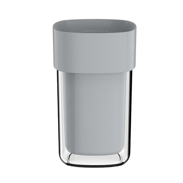 Cepillo De Dientes De Doble Capa Taza De Lavado De Baño Taza De Cepillo De Dientes De Viaje Portátil Tarro De Dientes Yuarrent HA046455-03