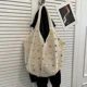 thumbnail image 4 of Bolso de hombro informal con cuentas tejidas de gran venta para mujer 2024, nuevo bolso de mano de gran capacidad, moderno y versátil, bolso de compras, 4 of 5