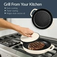 thumbnail image 5 of Best Choice Products Non-Stick Pot & Pan Cookware Set, Cast Iron Skillet, Grill Pan W/ Press, Dutch Oven - Vanilla, 5 of 10