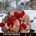 thumbnail image 6 of 42'' Ice Scraper and Extendable Snow Brush Emergency Snow Shovel Snow Broom with Foam Grip 180° Pivoting Brush Head Snow Scraper for Cars, Trucks, SUVs, Vehicle, 6 of 6