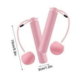 thumbnail image 3 of PATLOLLAV Jump Rope for Fitness, Tangle-Free Adjustable PVC Skipping Rope with ABS Handles Training Poster, Speed Cordless Exercise Jump Ropes for Crossfit, Gym, Cardio Endurance Training Pink, 3 of 5