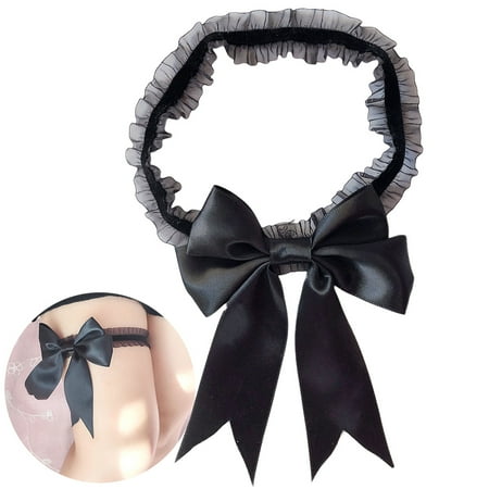 

Women s Garter Elastic Bow Garter Leg Ring Lace Garter for Bridal Wedding