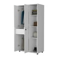 thumbnail image 6 of Dressers Bethel Armoire Closet with 1-Drawer, Storage Cabinets and Hanging Rods,Bedroom Dressers, 6 of 7