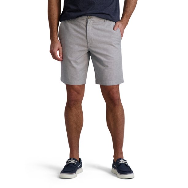 Chaps Men's Oxford Flat Front Shorts, Sizes 2952
