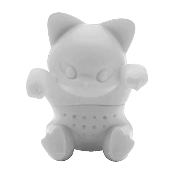Shoreew Silicone Tea Infuser Cat Shaped Strainer Loose Leaf Tea Brewer Cute Cartoon Tea Filter for Home Office