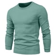thumbnail image 1 of RKSRN Mens Sweater Automne Hiver Pull Col Rond Manches Longues Ample Base Shirt Top Pull Doux Ample, 1 of 4