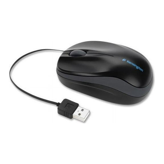 Kensington K72339USA Pro Fit Mobile Retractable Optic Mouse - Black