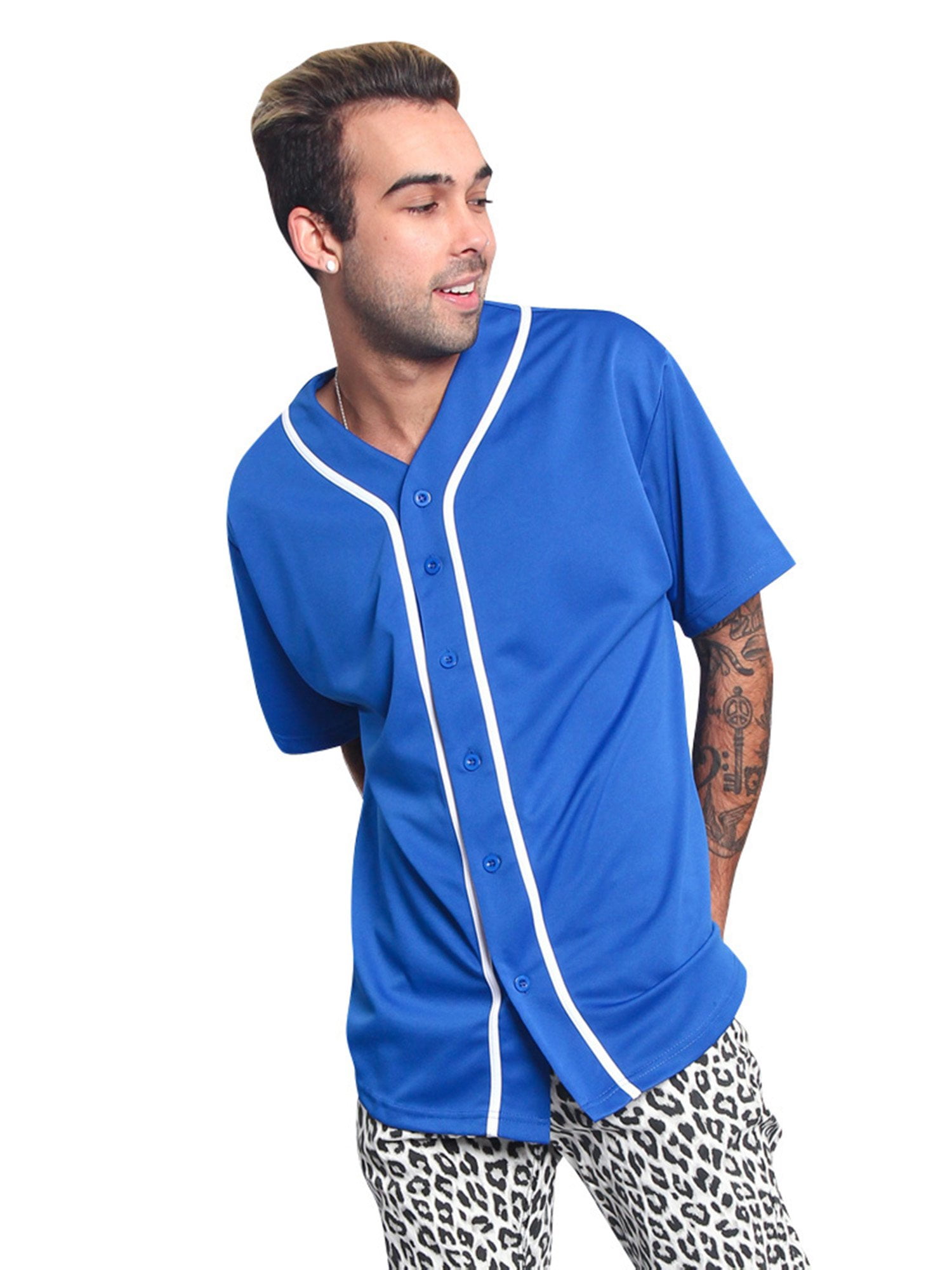 royal blue baseball jersey