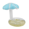 thumbnail image 2 of Holds Drinks, Cans, and Cellphones for Fun in the Water Mini Inflatable Blue Float, 2 of 7