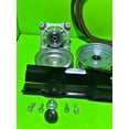 thumbnail image 2 of Deck Rebuild Kit for 46" Husqvarna Models RZ4623 RZ4621 RZ46i YTS4000 Z246 Includes 2 Spindles, 2 Spindle Pulleys, 2 Idler Pulleys, 2 Mulching Blades, and 1 Belt, 2 of 8