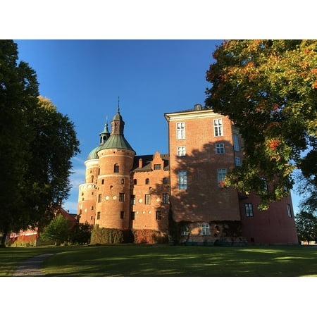Gripsholm Castle - LAMINATED POSTER Gripsholm Castle Sweden Autumn Castle Mariefred Poster Print 24 x 36