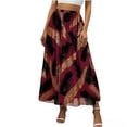 thumbnail image 1 of Faldas de las Mujeres Midi Moda de Gasa Impresa Midi Falda para las Mujeres, Falda Fluida Casual para el Uso de Primavera Y Verano, 1 of 7