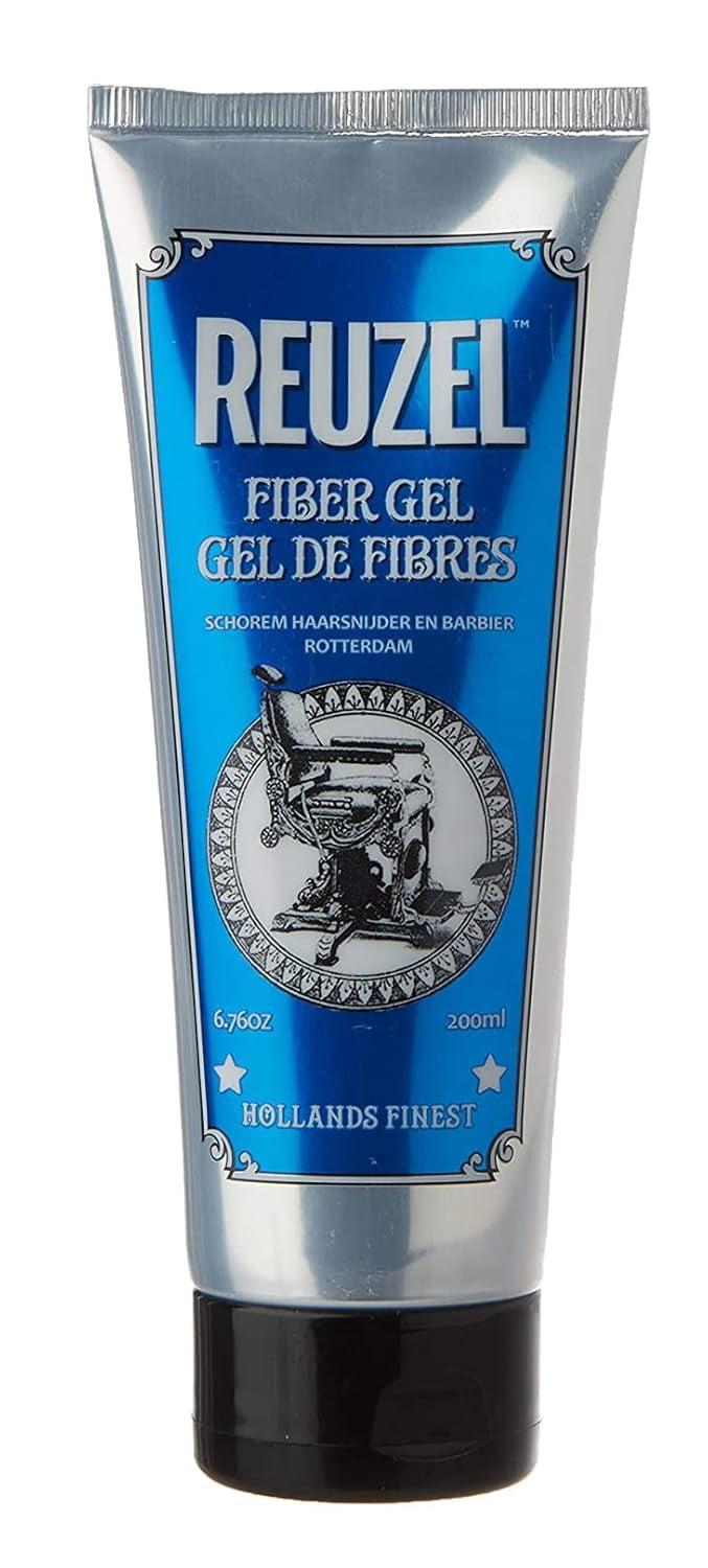 Reuzel Fiber Gel, 3.38 oz, Firm Hold Low Shine, Adds Thickness