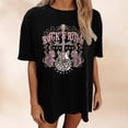 thumbnail image 2 of DHFJKG Oversized Tshirts For Women Vintage Graphic Tee Short Sleeve Crew Neck Drop Shoulder T Shirt Baggy Streetwear Versatile Tops, 2 of 4