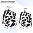 thumbnail image 2 of Easygdp Milk Cow Mochila de Lona Resistente para Laptop, Compatible con Laptops de 15 a 17 pulgadas, Ideal para Escuela, Trabajo y Viajes-Medium, 2 of 5
