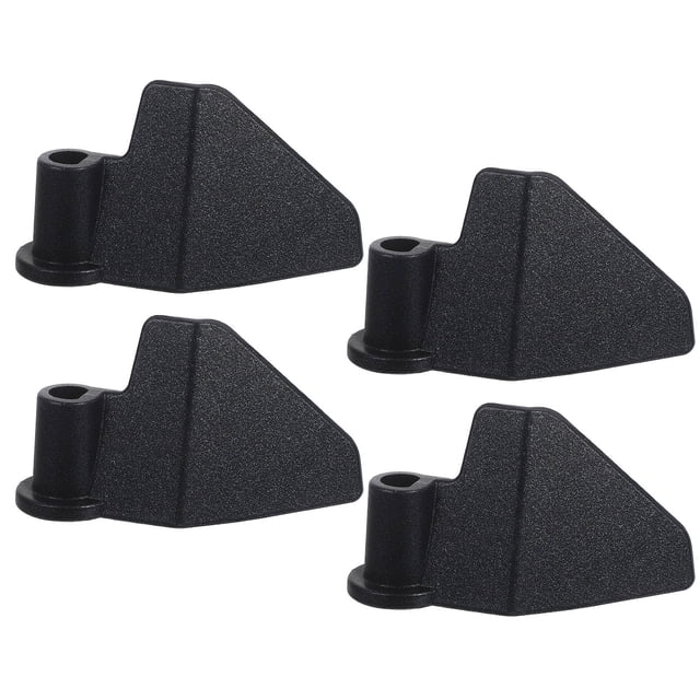 LOLIPPYY 4Pcs Portable Bread Maker Paddle Black Alloy Kneading Tool for Home Baking