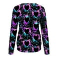 thumbnail image 5 of WXLWZYWL Trendy Sweatshirts For Women 2023 Women Long Sleeves Casual Valentine'S Day Printing Round Neck Sweatshirt Crewneck Pullover Tunic Tops, 5 of 5