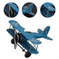thumbnail image 4 of Retro Airplane Model Vintage Decorative Aircraft Desktop Metal Craft Plane Ornament, 4 of 9