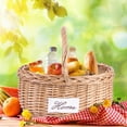 thumbnail image 5 of Hytrove Home Users Picnic Basket Willow Brown 2Set 12.18X9.43X6.29in, 5 of 8