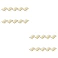 thumbnail image 1 of Destyer 10 Pièces Simple Conception Cadeau Bonbons Boîte Mariage Banquet Portable à Usage Unique Feuille Modèle Présent Cas Partie Faveur Jaune 2Set, 1 of 6