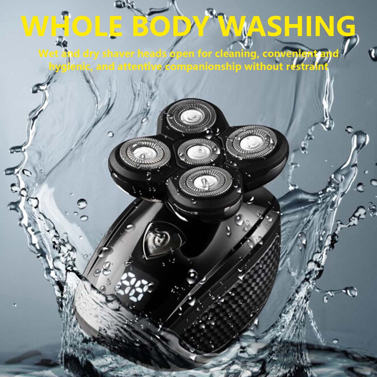 Banzch Shaver With Shaver Head, Electric Shaver, Water Washing And Shaving Blade, 5 Blade,Mothers Day Gifts