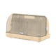 thumbnail image 3 of Estante de almacenamiento de tazas de escritorio con cubierta transparente, organizador de platos y cuencos, escurridor Color crema, 3 of 9