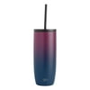 Simple Modern 20 Fluid Ounces Voyager Insulated Stainless Steel Tumbler with Straw - Mystic Moon