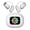 B, variant on EDHITNR Translator Headphones, Real-Time Translation Earbuds with 40 Languages Support, Bluetooth Noise Cancelling Wireless Earphones for Travel Business Meetings