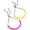 Pink/Yellow, variant on INC International Concepts Black-Tone 2-Pc. Set Enamel Tube Bolo Bracelets – Black/White
