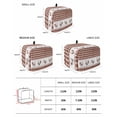 thumbnail image 2 of Farmhouse Orange Plaid Toaster Cover 4 Slice, Large Kitchen Appliance Covers, Vintage Country Cock Checkered Toaster Oven Cover with Loop, Bread Machine Cover Polyester Dust Cover Protection, 2 of 4