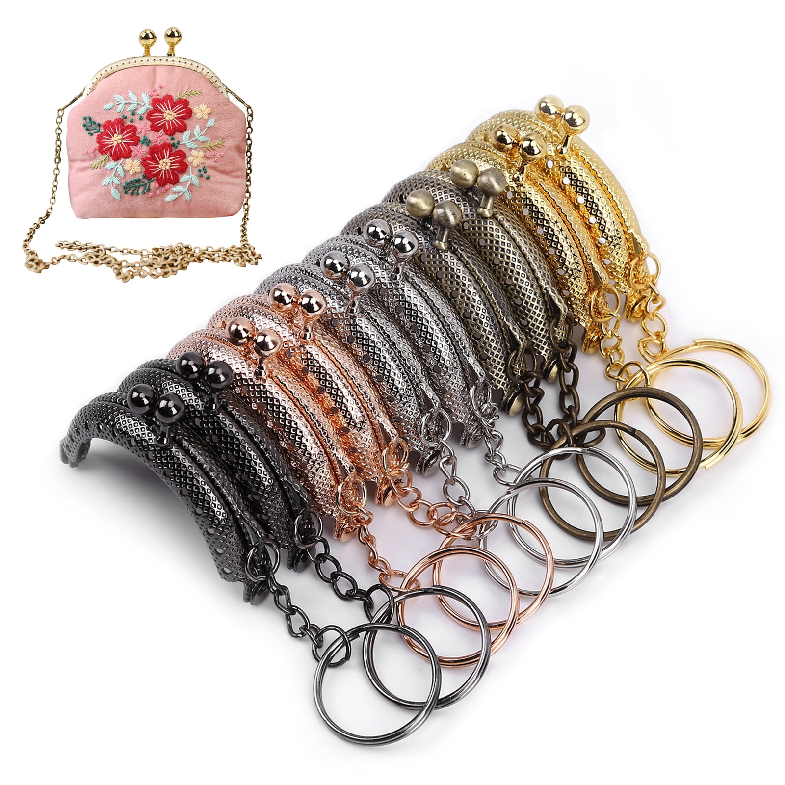 Julie Wang 6PCS Enamel Charms Mixed Handbag Alloy Women Purse Bag Pendant Bracelet  Jewelry Making Accessory - AliExpress