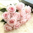 thumbnail image 5 of Fnochy Clearance Artificial Roses Flannel Flower Bouquet for Wedding Party Home Decor - Realistic and Vibrant Fake Flowers, Easy to Clean, Perfect for Office and Garden Decoration, 5 of 5