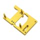 thumbnail image 1 of Repuesto de soporte de montaje fijo de Servo Warehouse para WPL RC Military Truck Car Abanopi Dorado, 1 of 7
