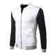thumbnail image 2 of Chaqueta De Cuello Alto Para Hombre De Otoño Invierno Abrigo De Béisbol De Manga Larga (Blanco) (Xxl)-158333.10 Tmvgtek Caballero, 2 of 7