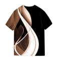 thumbnail image 4 of Men'S T-Shirt Short Sleeve Printed Summer Round Neck Top Trend Casual Sweatshirt L, 4 of 5
