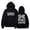 Black, variant on Lucki SMD Tour Merch hooded sweatshirt for men and women, fashionable long sleeved casual sportswear