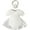 White, variant on ENFLASH Newborn Baby Girls Summer Romper Dress Infant Flower Embroidery Mesh Tulle Skirt Hem Ribbed Jumpsuit and Headband
