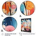 thumbnail image 3 of Designart "Colorful Contrasts Mid Century Modern Art III" Abstract Canvas Wall Art, 3 of 5