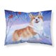 thumbnail image 1 of ""Caroline'S Treasures 7328Pillowcase Corgi Snow Cardinal Funda De Almohada Estándar Grande Multicolor"", 1 of 1