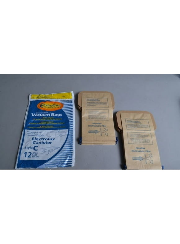 Package of 12 Replacement Aerus / Electrolux Type C Bags