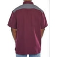 thumbnail image 2 of Pro Celebrity Color Block Fishing Shirt (Maroon, XL), 2 of 3