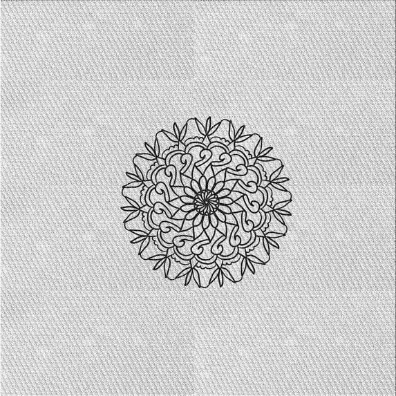Ahgly Company Indoor Square Patterned Platinum Gray Area Rugs, 8' Square