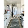 thumbnail image 3 of Moynesa 2'x6' Boho Moroccan Runner Rug,Washable Black White Kitchen Runner Rug Non Slip,Low-Pile Soft Bohemian Tribal Carpet Runners for Hallways Entryway Laundry Bedside Farmhouse, 3 of 7