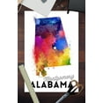 thumbnail image 3 of Montgomery, Alabama, State Abstract Watercolor (12x18 Wall Art Poster, Room Decor), 3 of 3