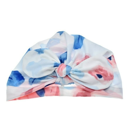

TAIAOJING Baby Girl Hat Turbans Headwraps Baby Boy Girl Baby Sun Hat Floral Bowknot Cap Toddler Turban Photo Props