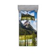 thumbnail image 2 of Landscape Bedding Set with Sheet & Covers, Canadian Nature Cliffs High Tops and Ranges in Spring Day Panorama Image Print, Printed Bedroom Decor 2 Shams, 4 Sizes, Green Blue, by Ambesonne, 2 of 3